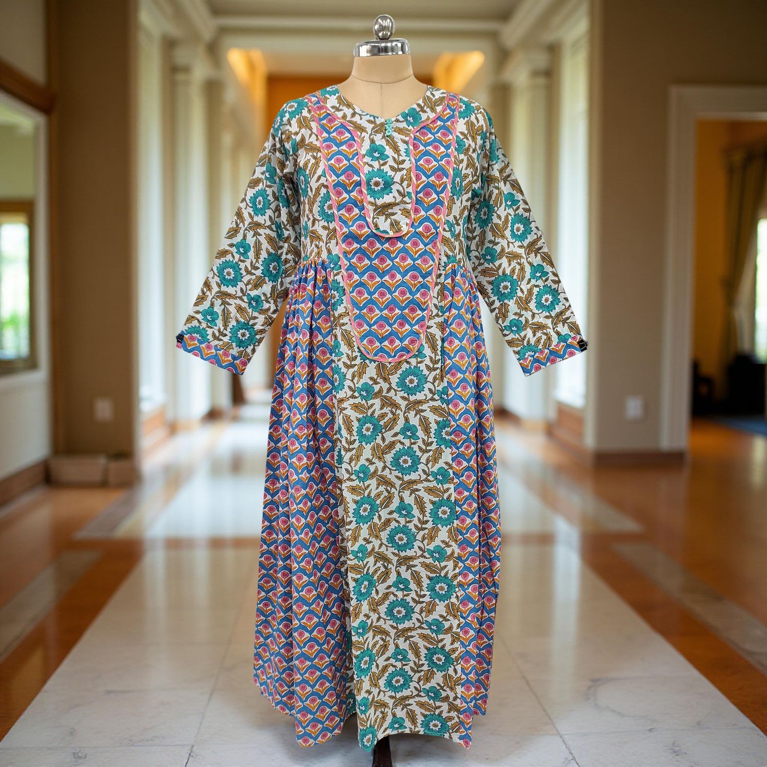 Cotton Jalabiya Dress Suf 08