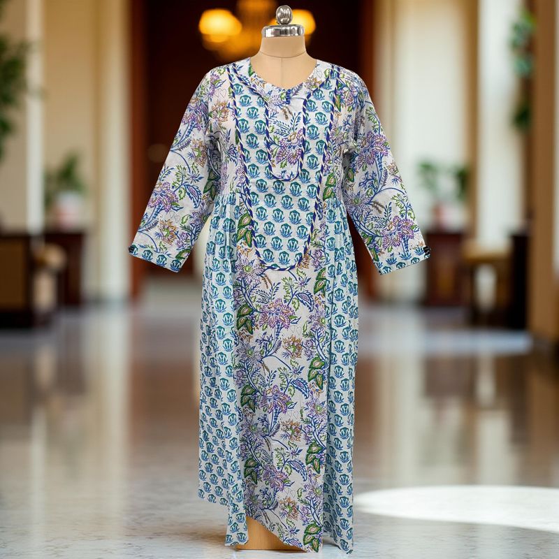 Cotton Jalabiya Dress Suf 10
