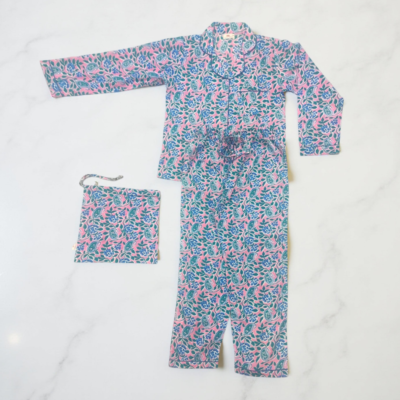 Cotton Long Sleeves Pajama Set 03