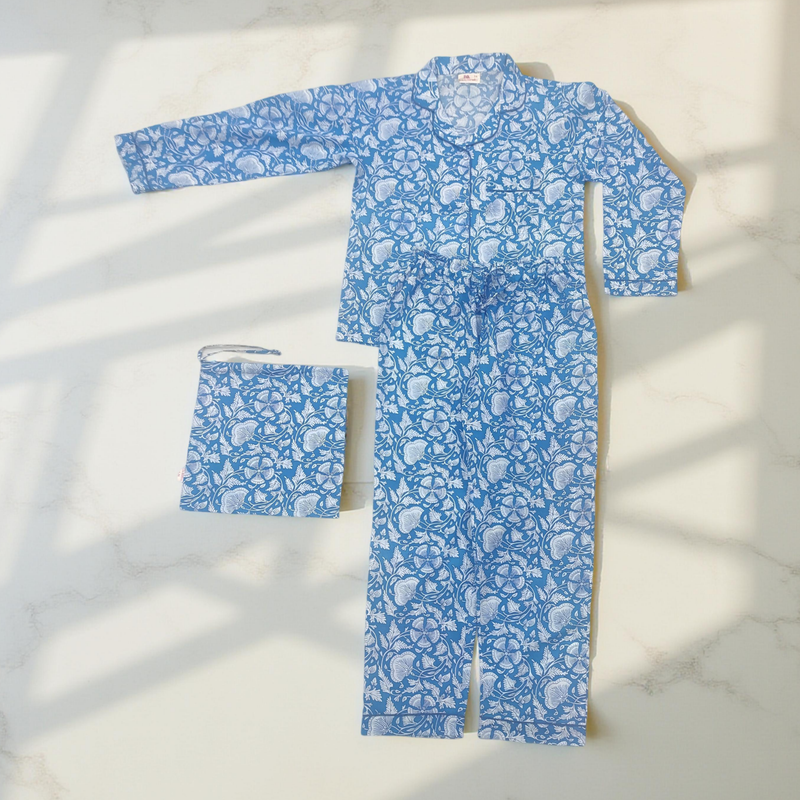 Cotton Long Sleeves Pajama Set 04
