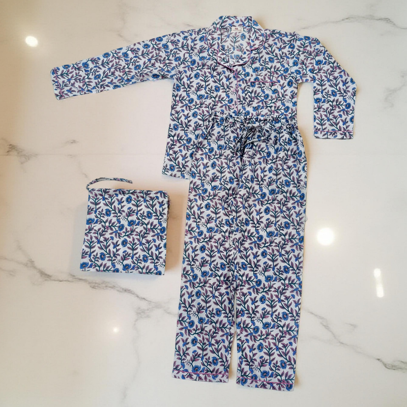 Cotton Long Sleeves Pajama Set 06
