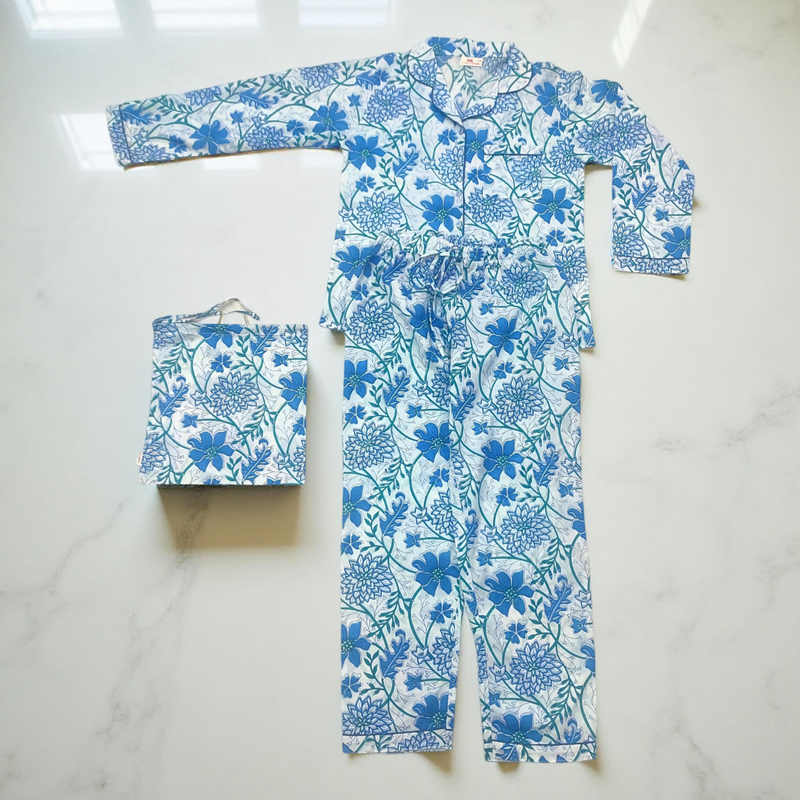 Cotton Long Sleeves Pajama Set 08