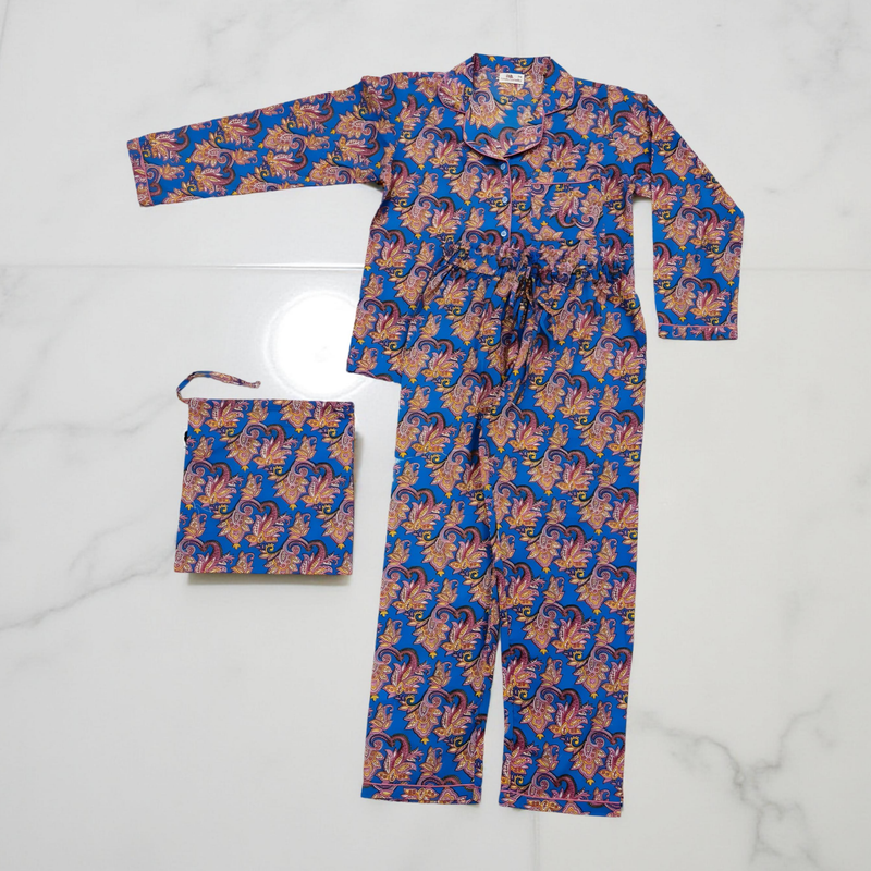 Cotton Long Sleeves Pajama Set 20