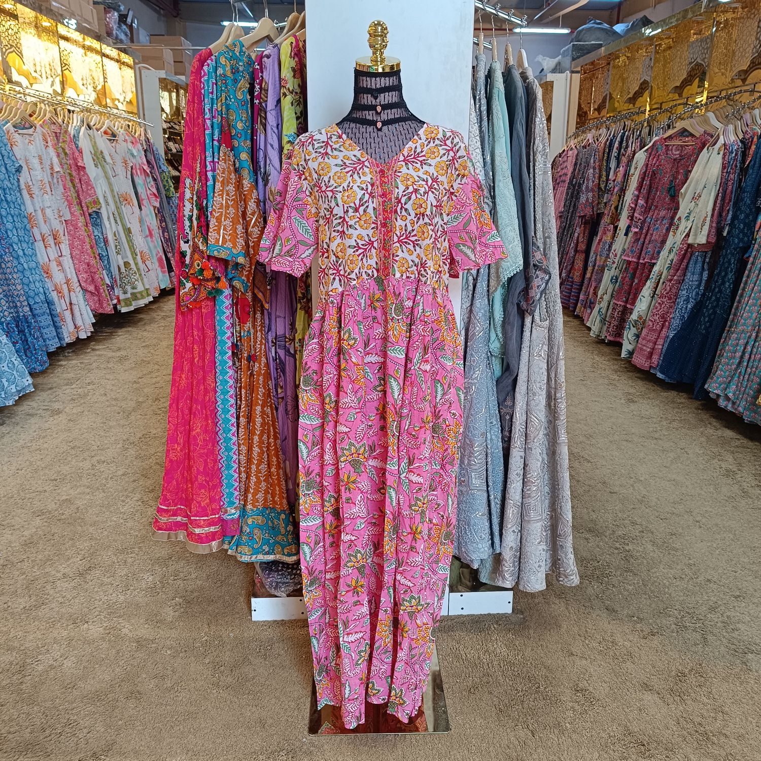 Rahaf Crystal S/M cotton jalabiya 