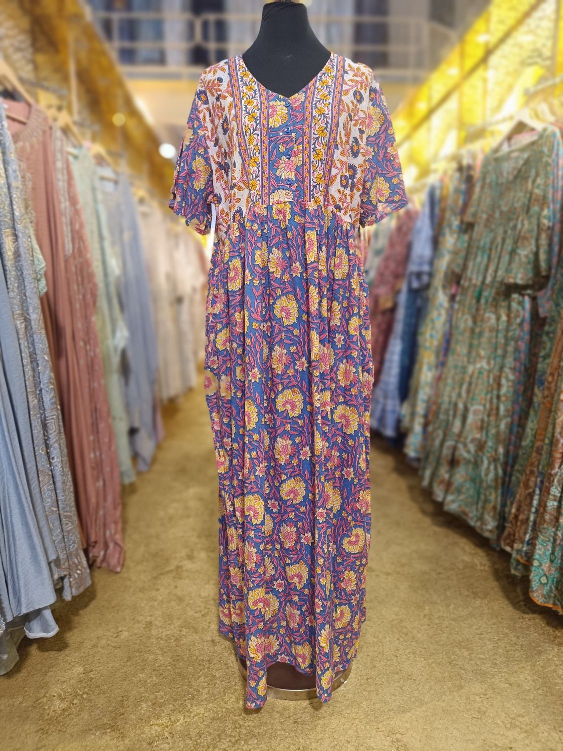 Rahaf Crystal L/XL cotton jalabiya 