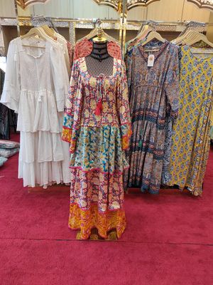 L/XL  Rahima Silk Dress 57&quot; Long Jalabiya