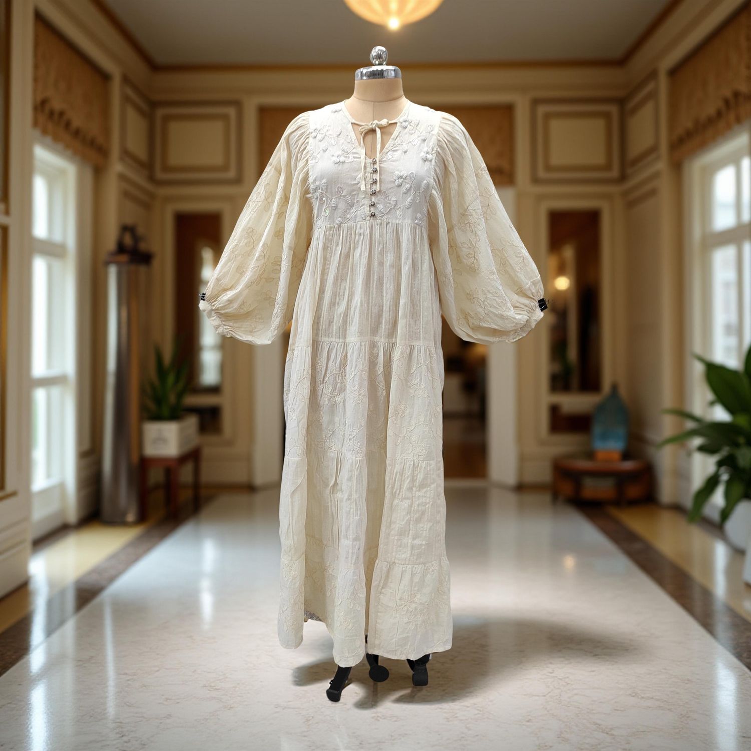 Cotton Jalabiya Dress AV04