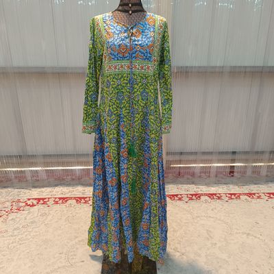 L/XL  Anaya Printed Cotton Dress 57&quot;Long Jalabiya
