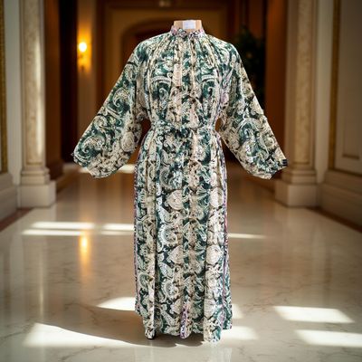 Free Size Hiral Silk Crystal Dress 57&quot; Long Jalabiya