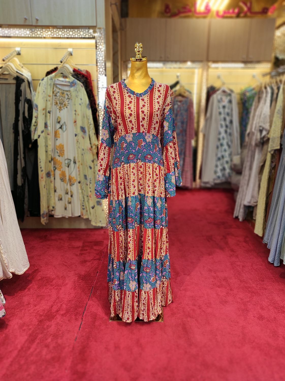 2XL/3XL Amarya Cotton Dress 57&quot; Long Jalabiya
