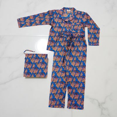 Cotton Long Sleeves Pajama Set 20 Made To Order