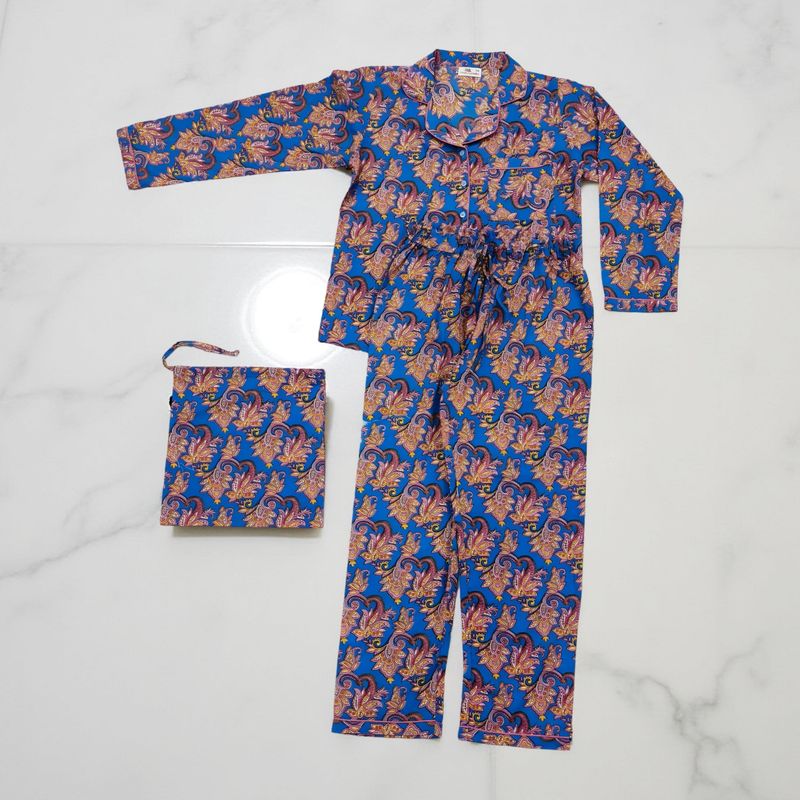 Cotton Long Sleeves Pajama Set 20