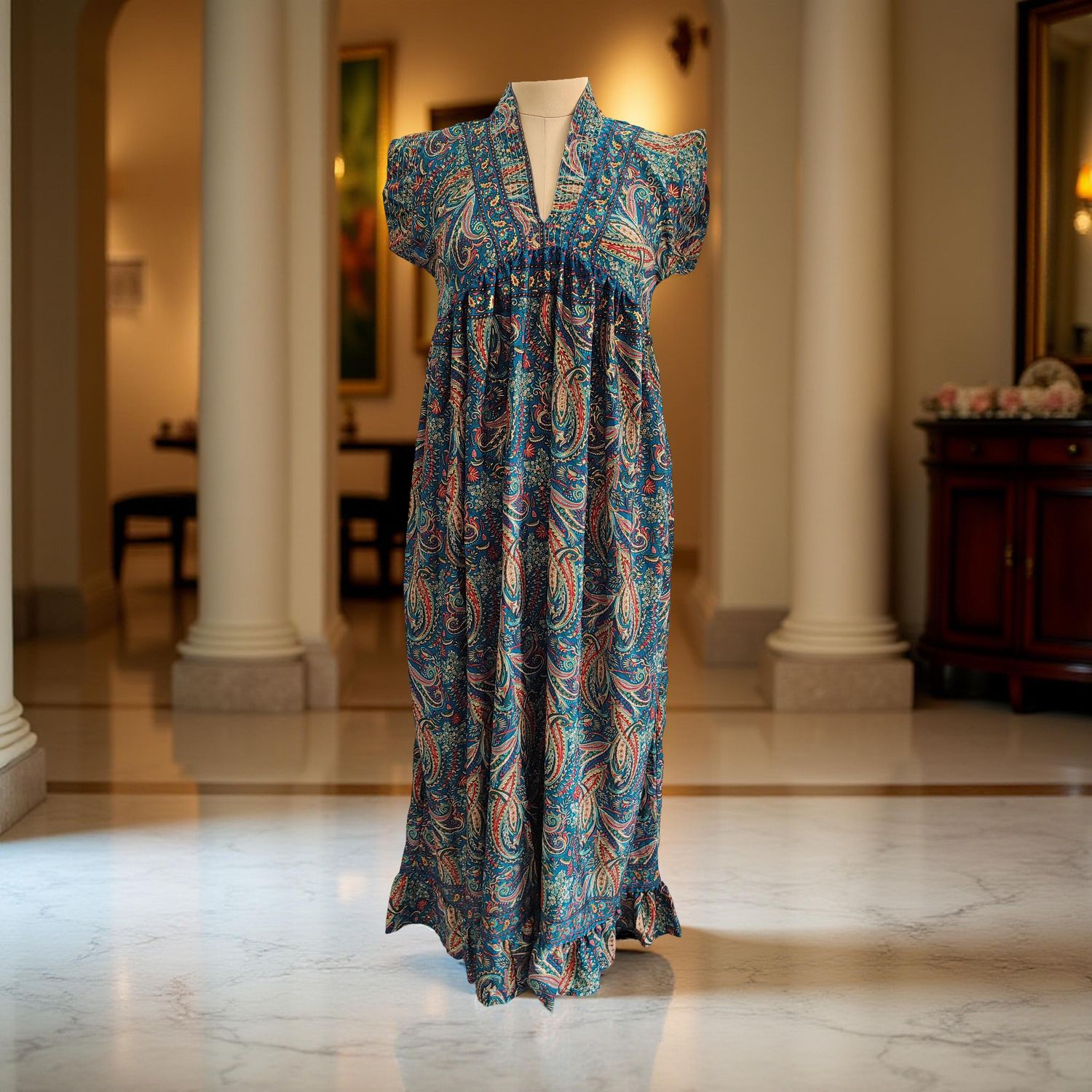 Cotton Jalabiya Dress Amani Silk 10