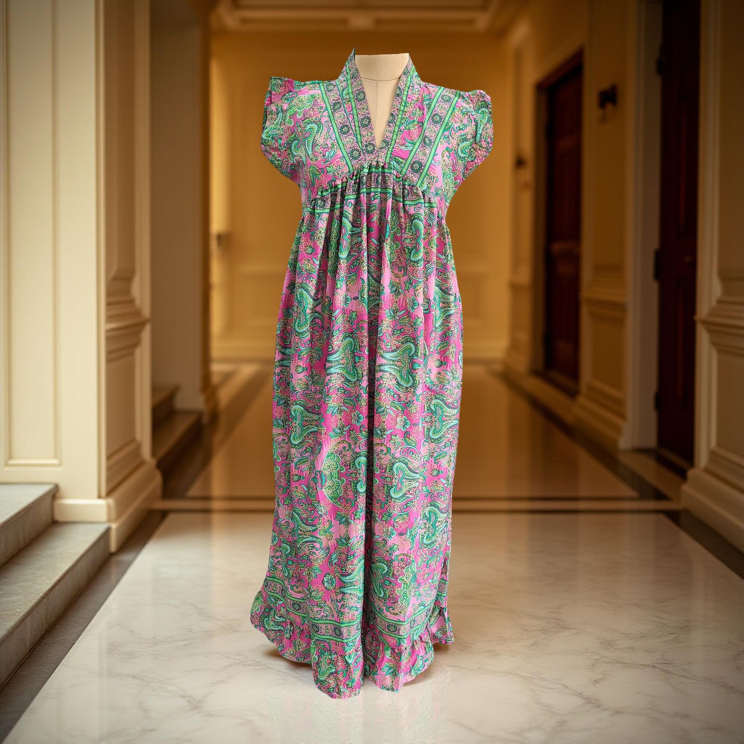 Cotton Jalabiya Dress Amani Silk 02