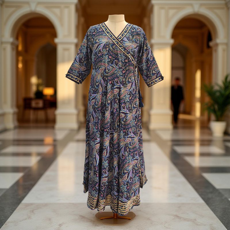 Silk Jalabiya Dress Priam Silk 01
