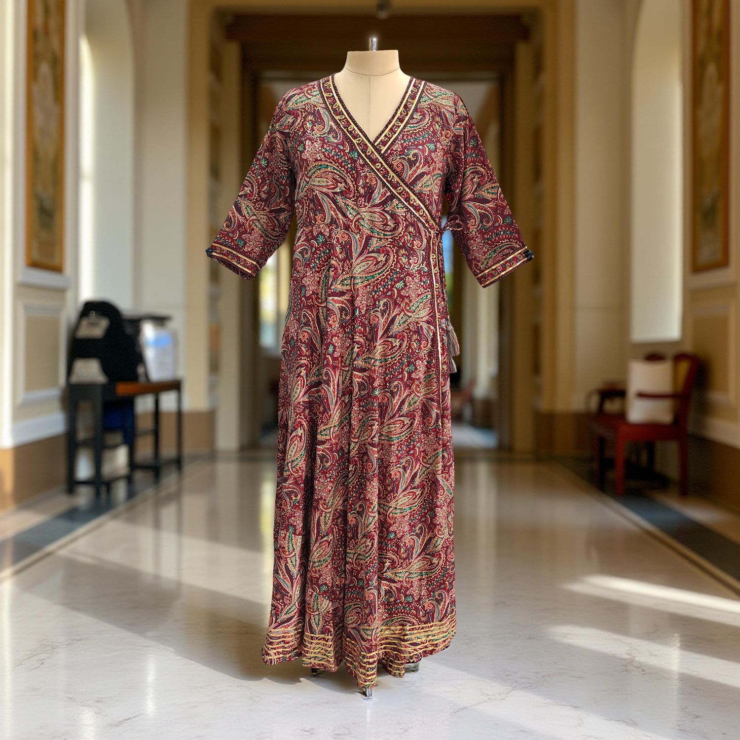 Silk Jalabiya Dress Priam Silk 07