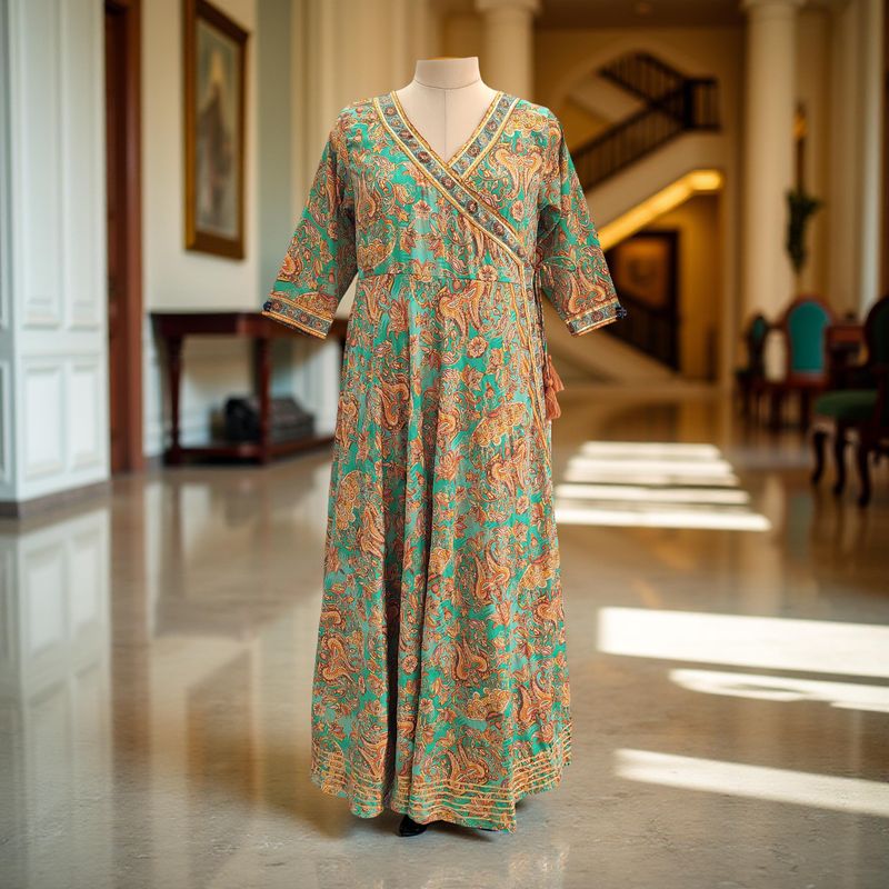 Silk Jalabiya Dress Priam Silk 04