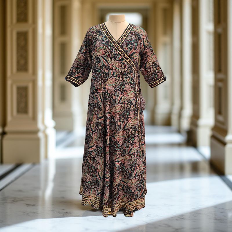 Silk Jalabiya Dress Priam Silk 05