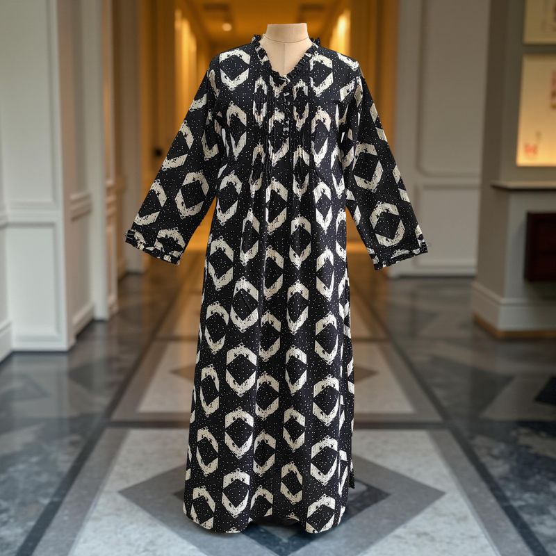 Cotton Jalabiya Dress Sparrow 01 New