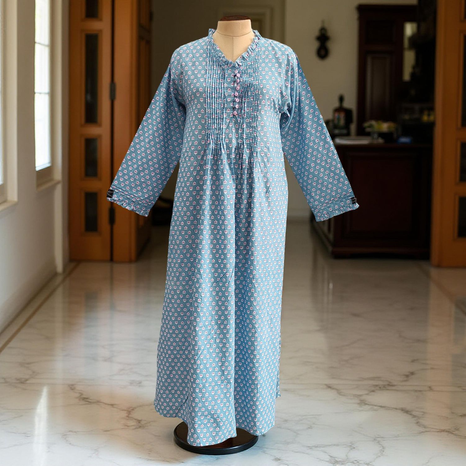 Cotton Jalabiya Dress Sparrow 02 New