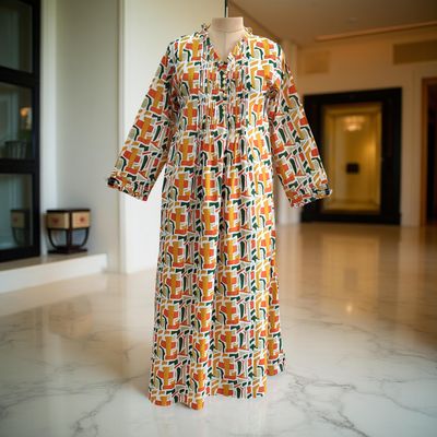Cotton Jalabiya Dress Sparrow 05 New