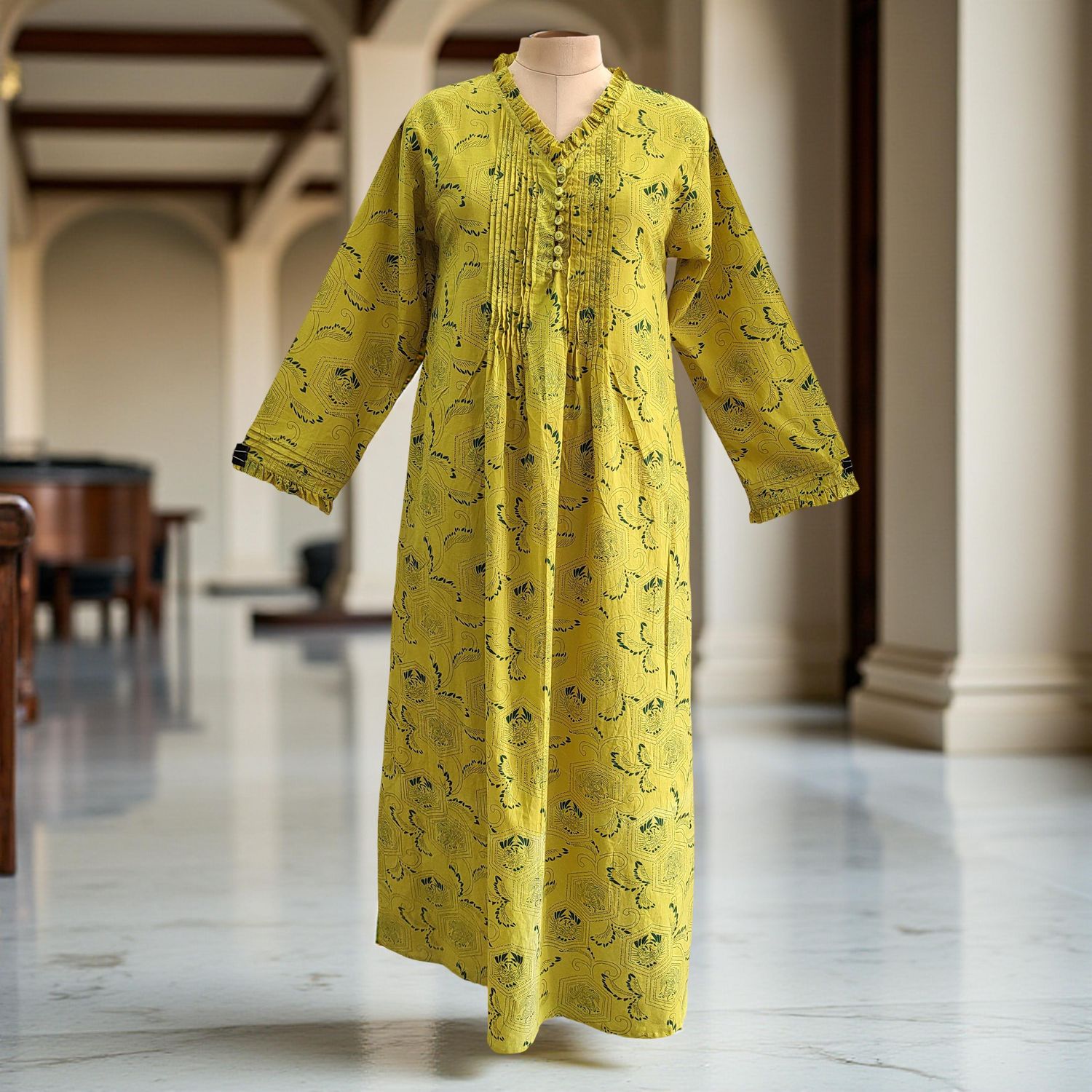 Cotton Jalabiya Dress Sparrow 04 New