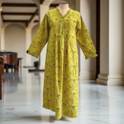Cotton Jalabiya Dress Sparrow 04 New