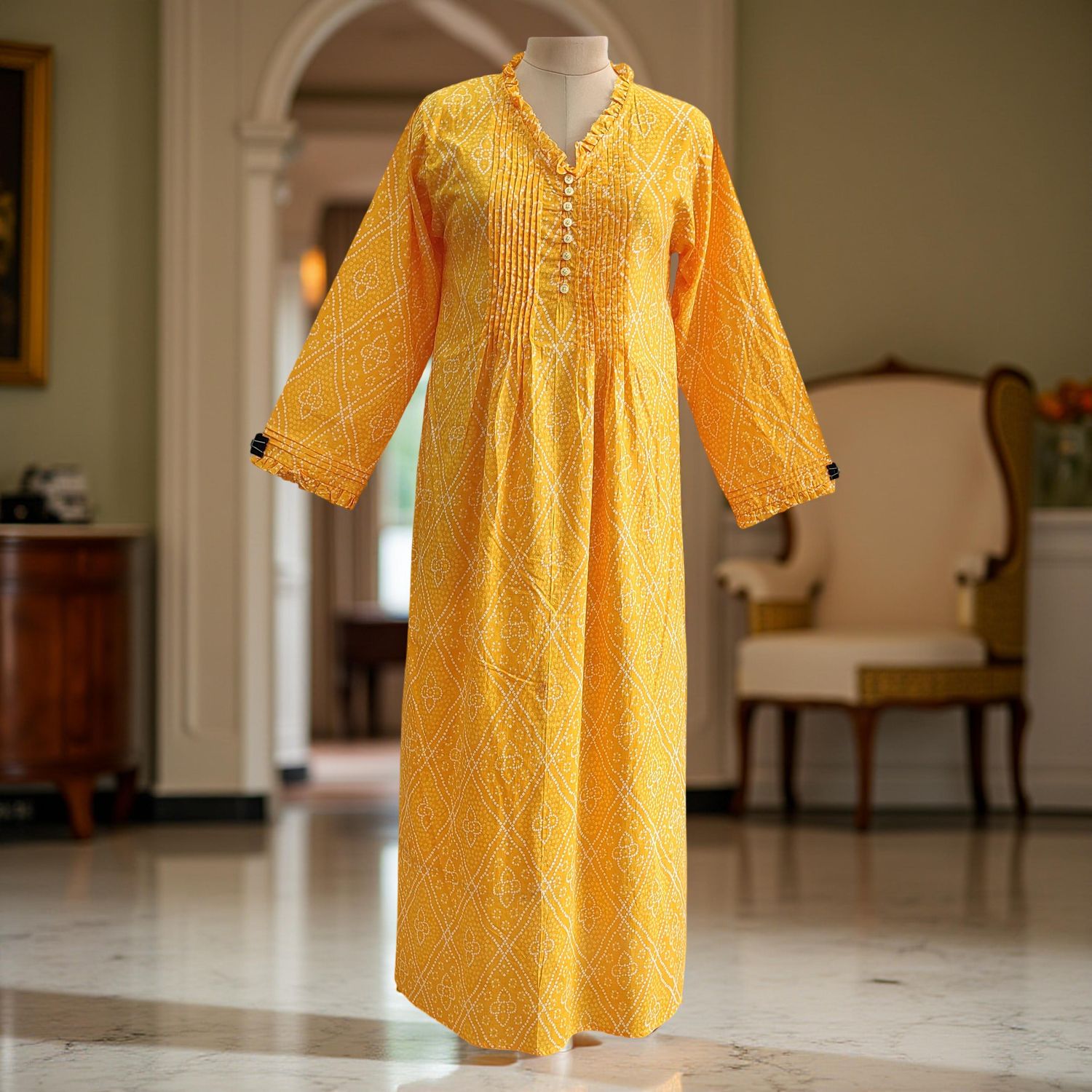 Cotton Jalabiya Dress Sparrow 06 New