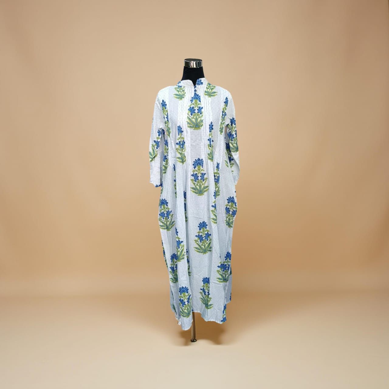 XS/S Adiat Printed Cotton Crystal Dress 𝟤̶𝟢̶𝟢̶ 100 AED