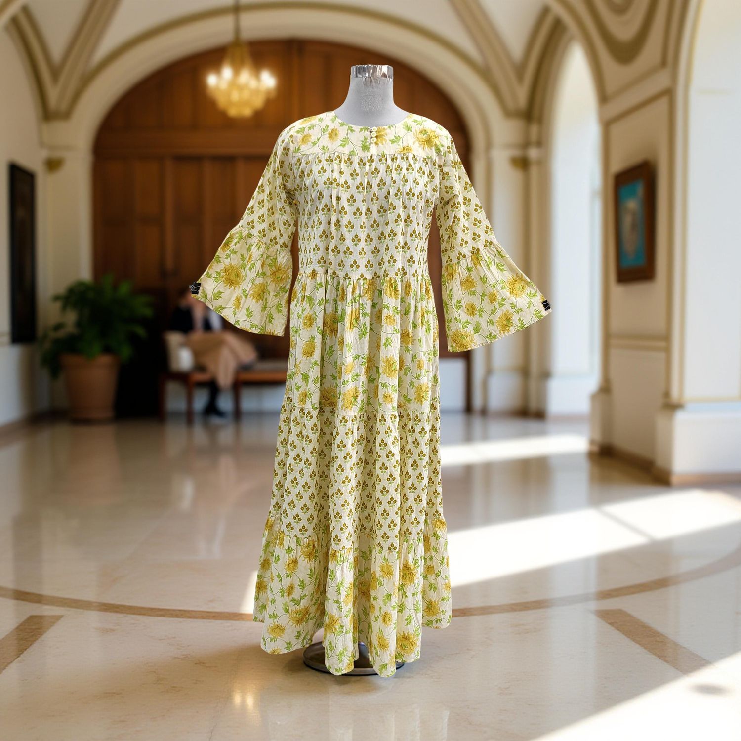 Cotton Jalabiya Dress Moon 03 New