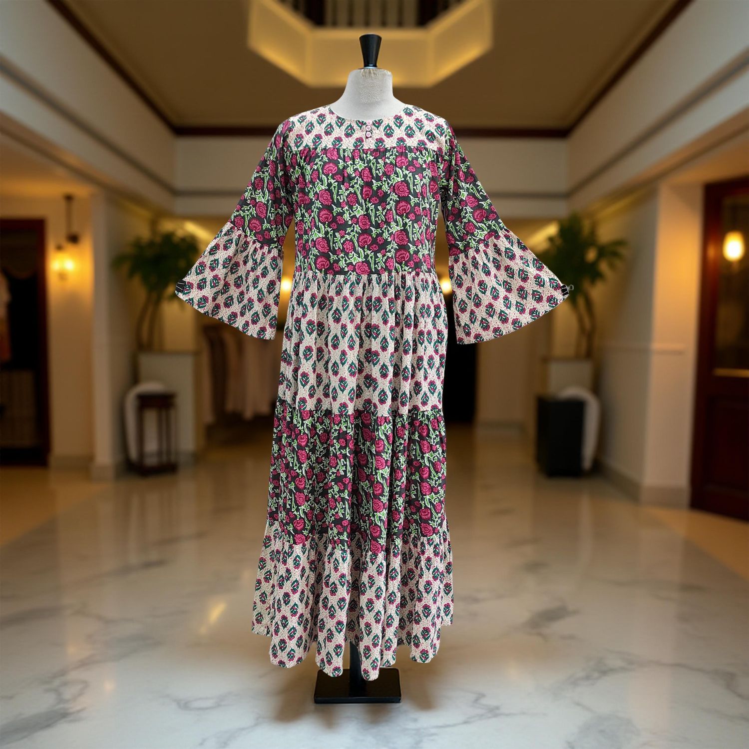 Cotton Jalabiya Dress Moon 07 New