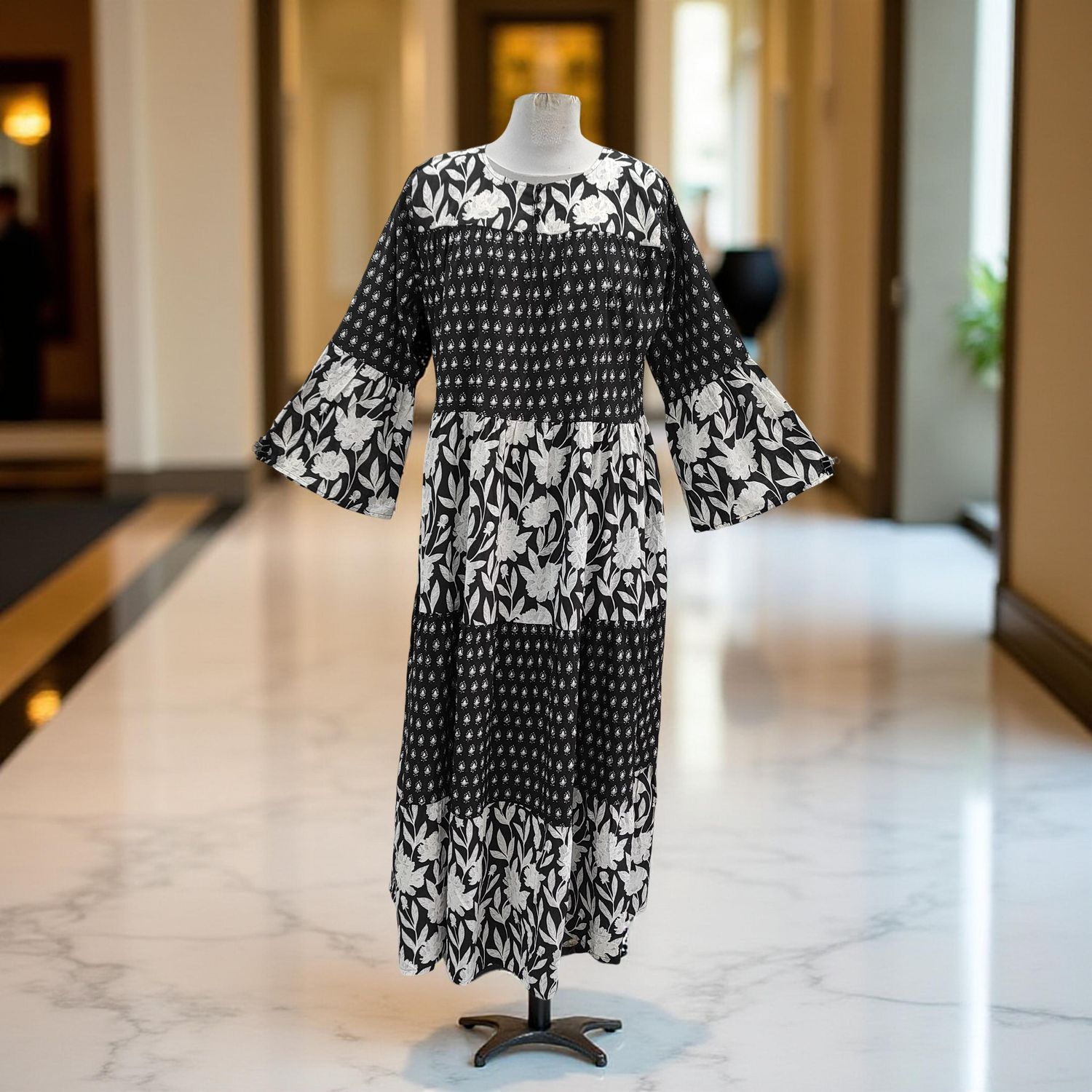 Cotton Jalabiya Dress Moon 01 New