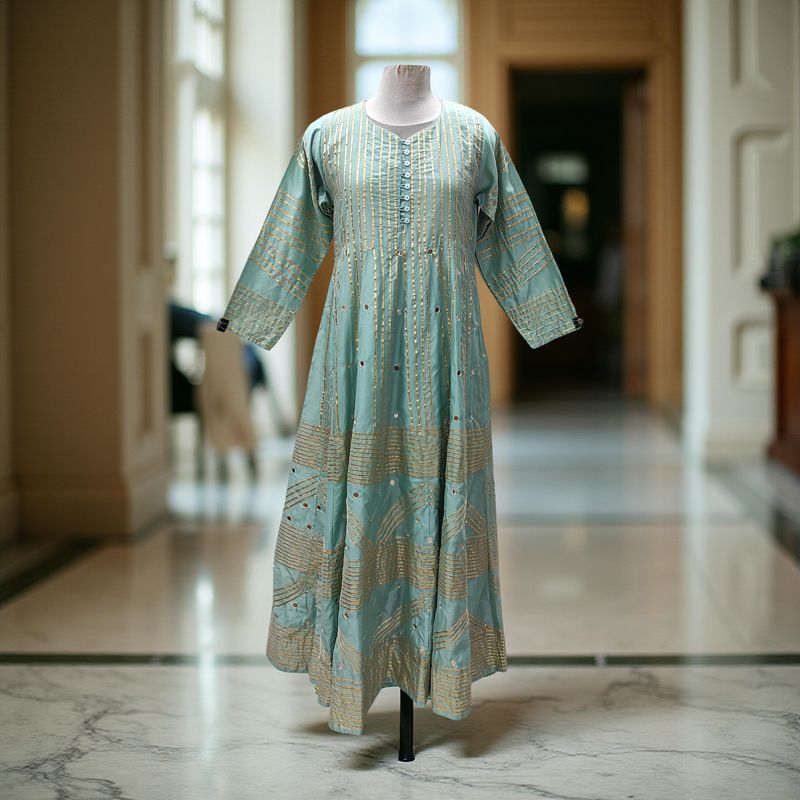 S-M Cotton Jalabiya Dress Samah 01