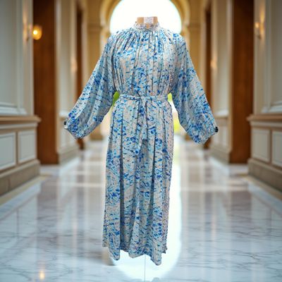 Free Size Hiral Silk Crystal Dress 57&quot; Long Jalabiya