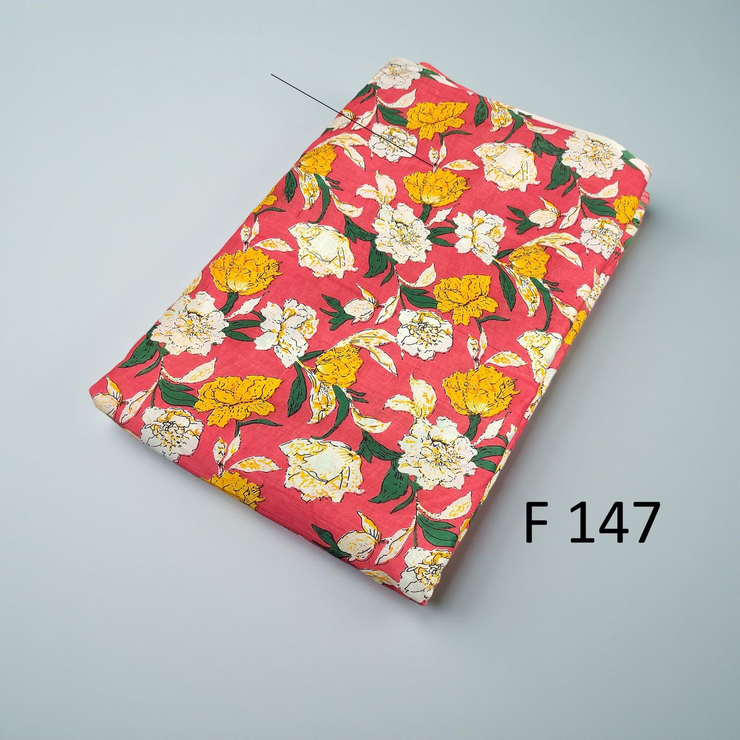 4 Meters Cotton Fabric F147