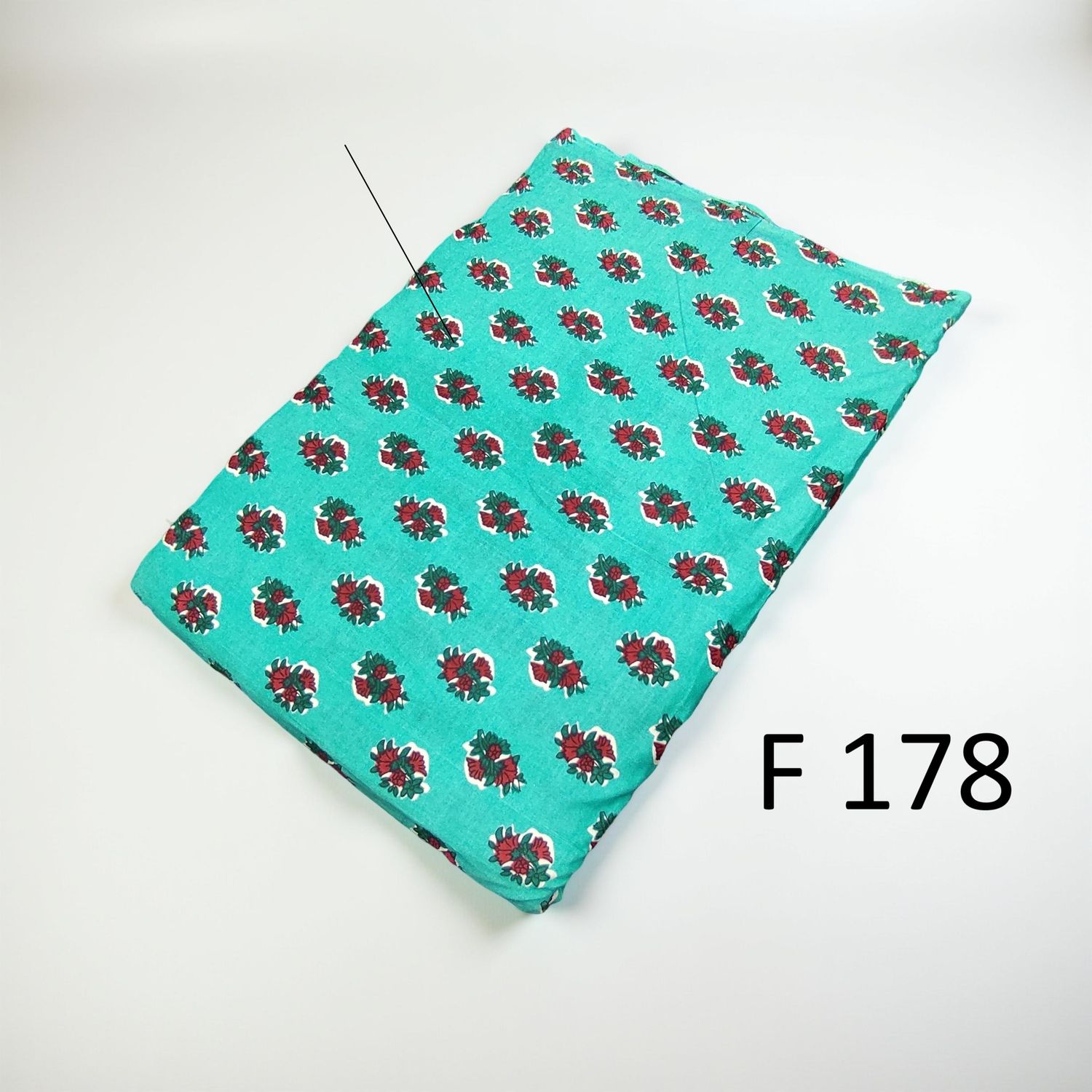 4 Meters Cotton Fabric F178