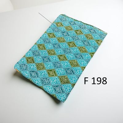 4 Meters Cotton Fabric F198