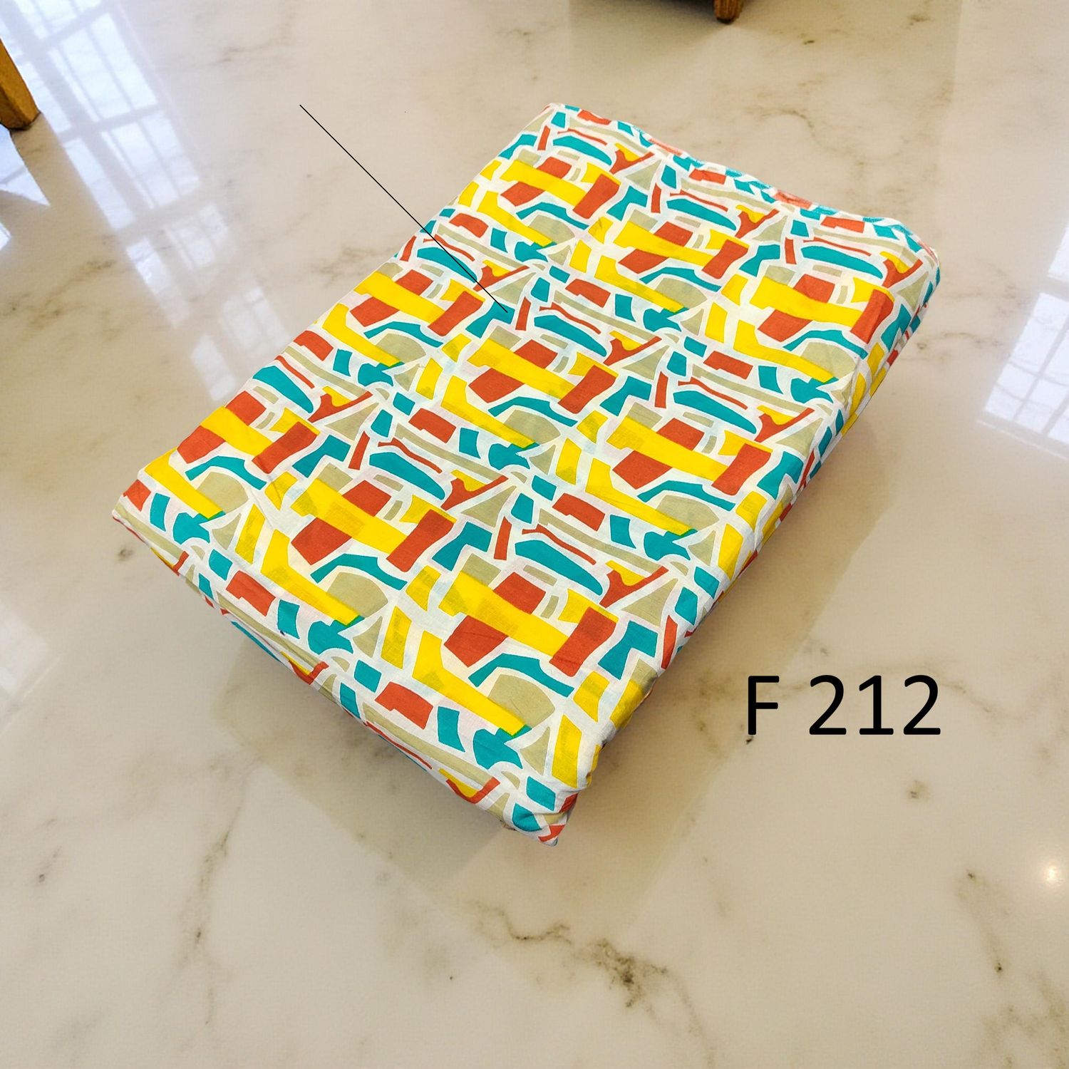 4 Meters Cotton Fabric F212
