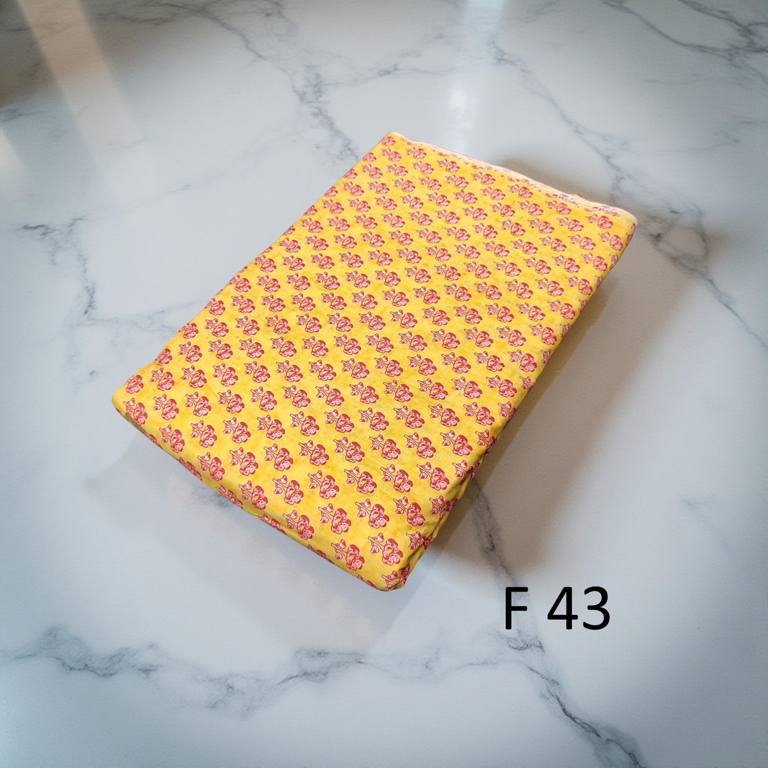 4 Meters Cotton Fabric F43