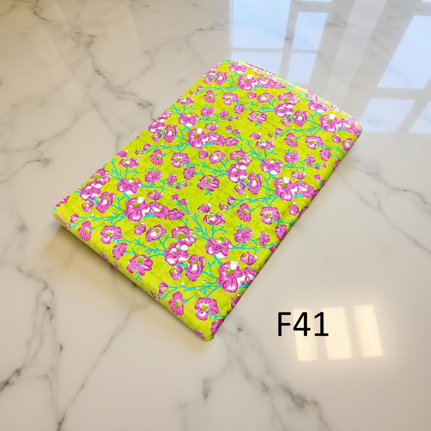4 Meters Cotton Fabric F41