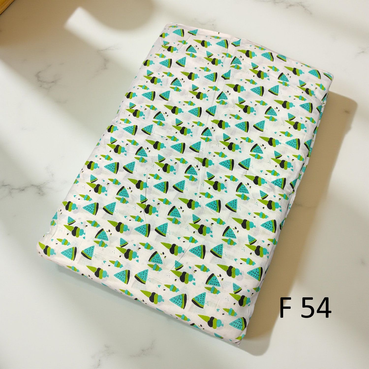 4 Meters Cotton Fabric F54