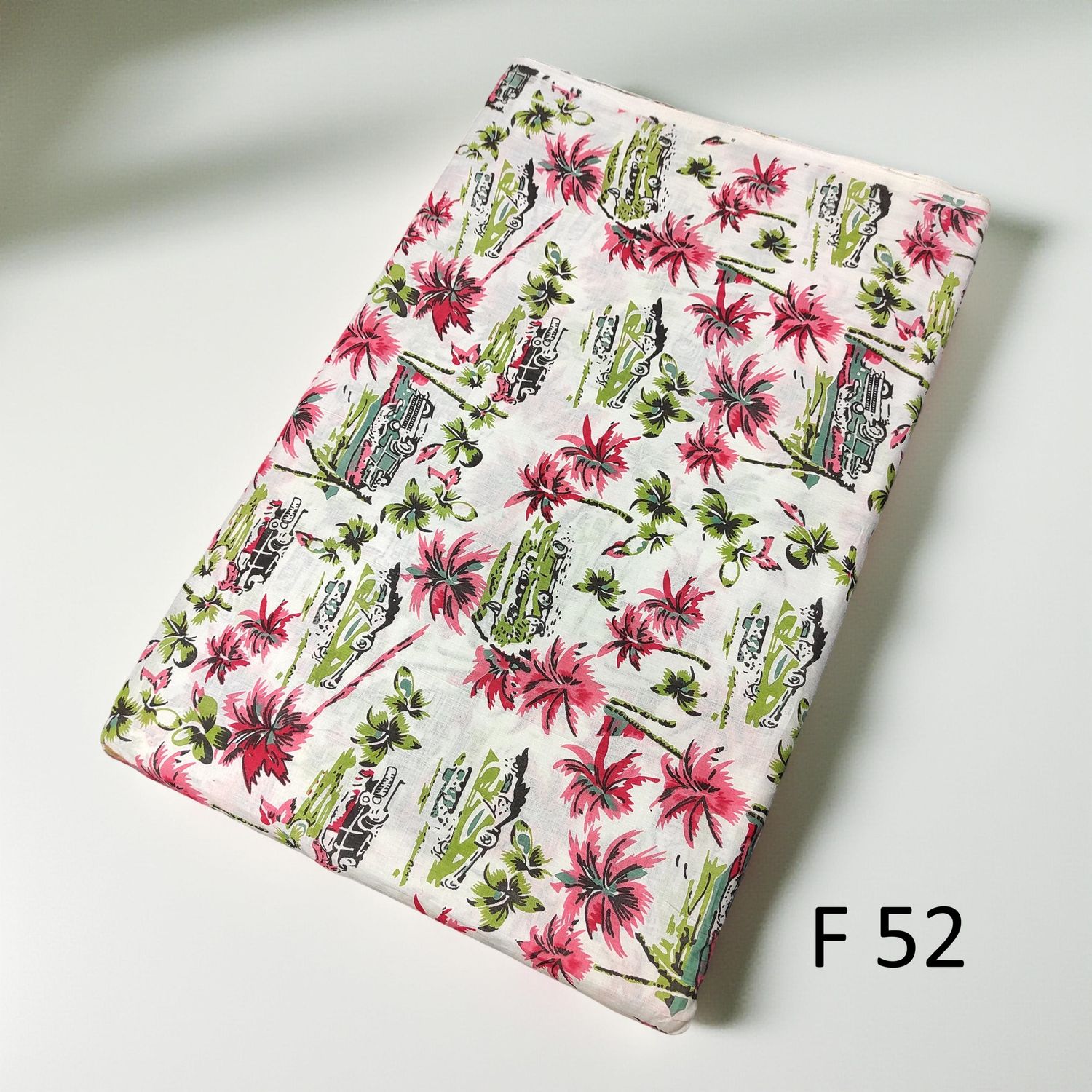 4 Meters Cotton Fabric F52