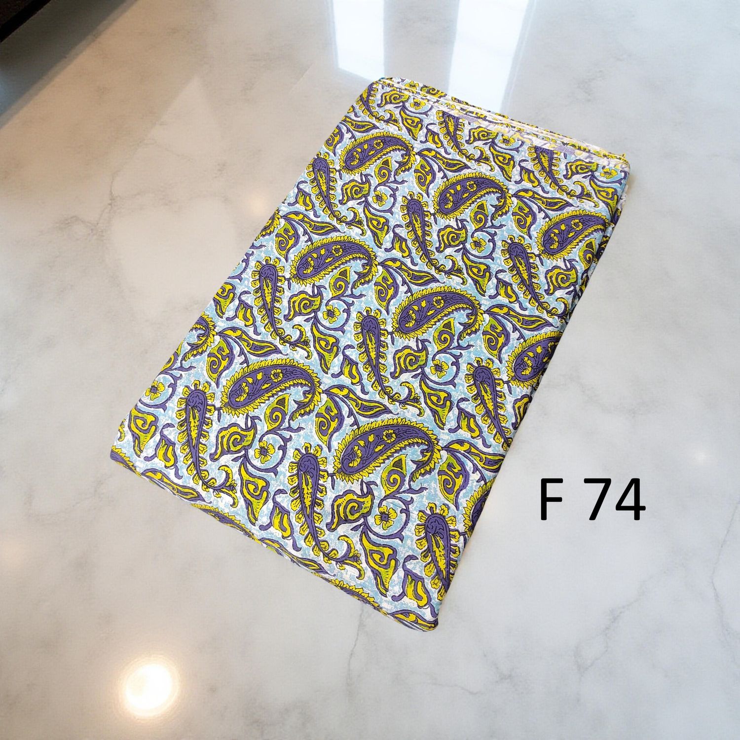 4 Meters Cotton Fabric F74