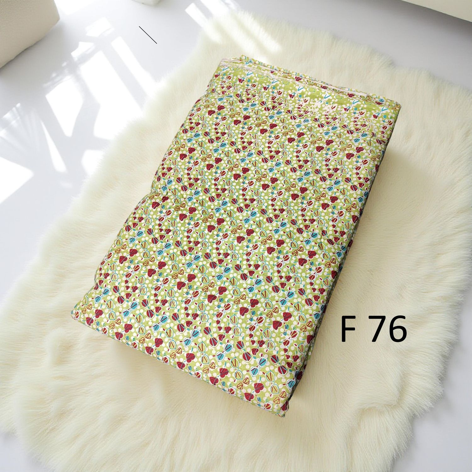 4 Meters Cotton Fabric F76