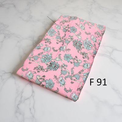 4 Meters Cotton Fabric F91