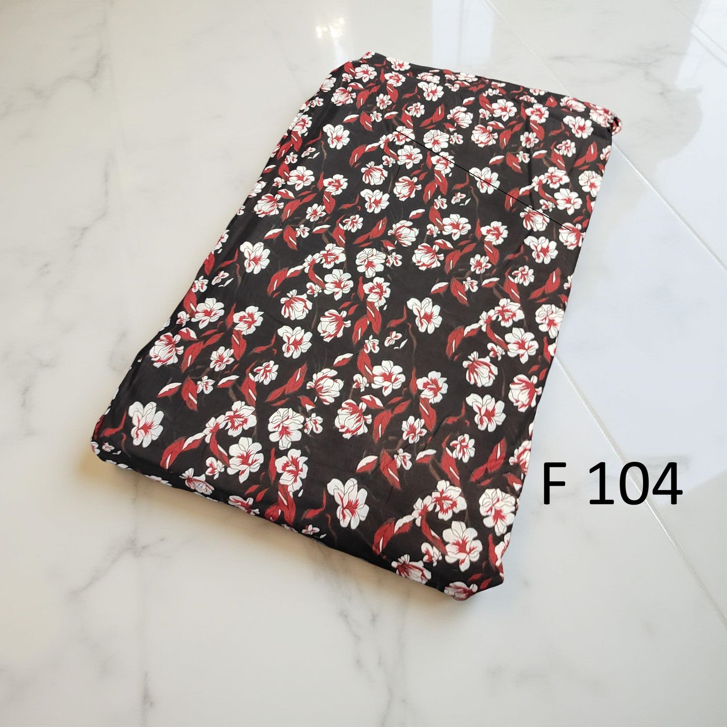 4 Meters Cotton Fabric F104