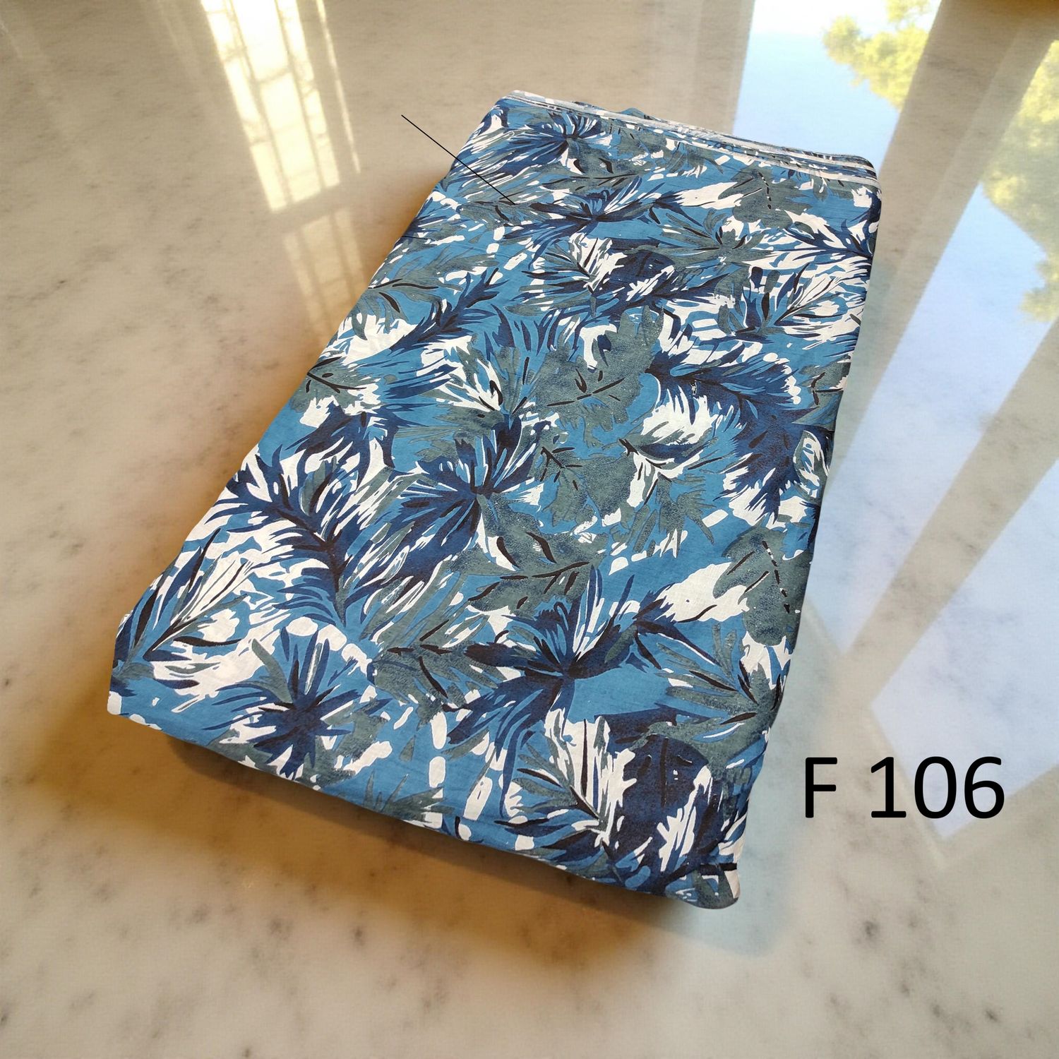 4 Meters Cotton Fabric F106