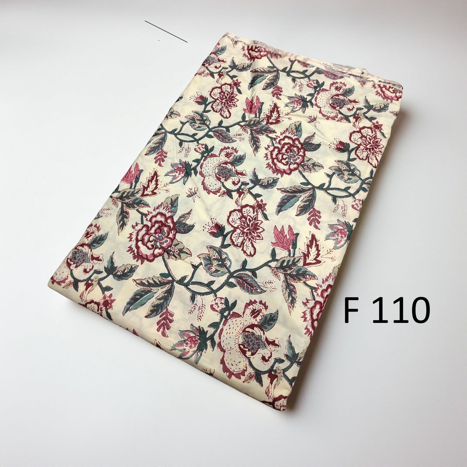 4 Meters Cotton Fabric F110