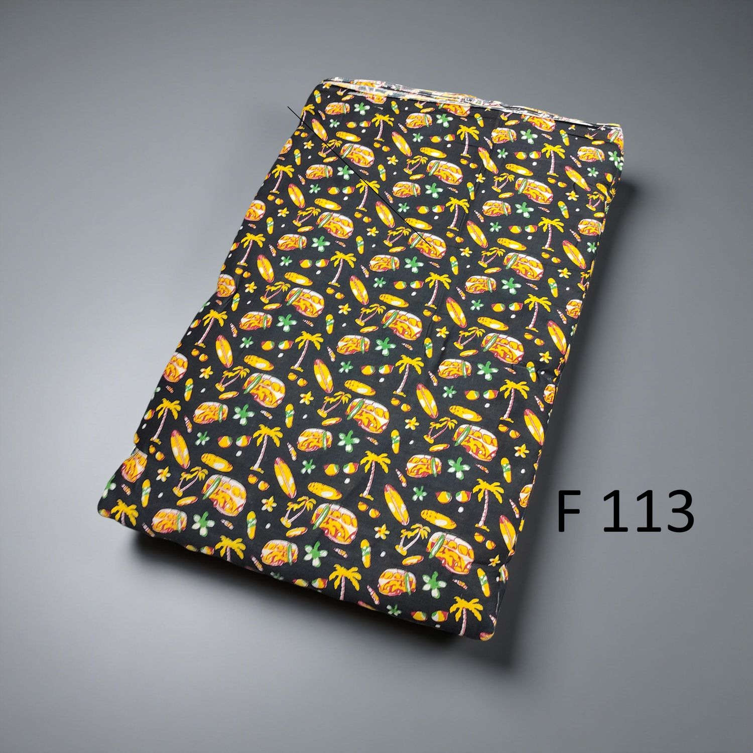 4 Meters Cotton Fabric F113
