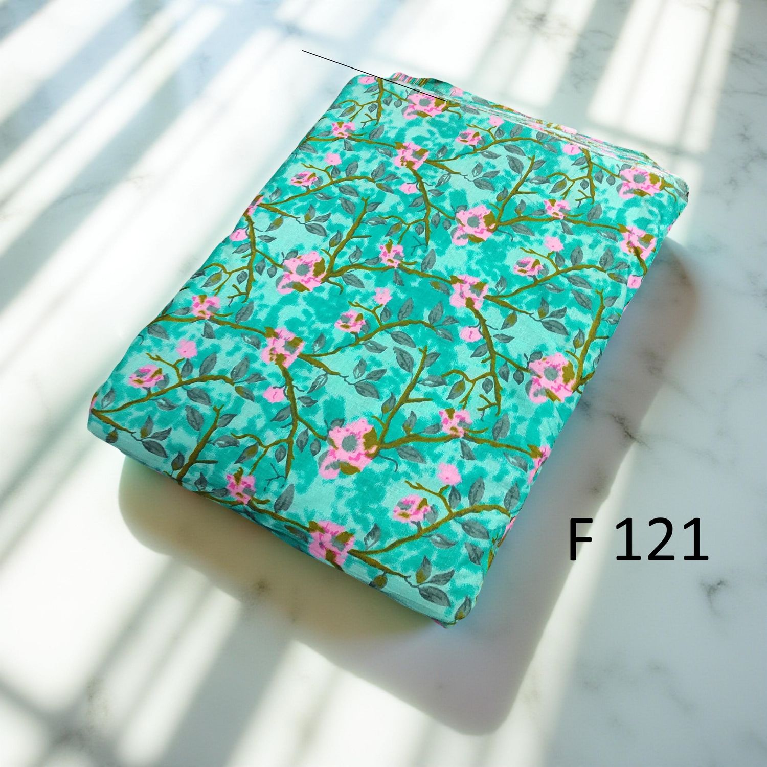 4 Meters Cotton Fabric F121